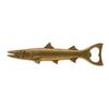 Ouvre-bouteille créatif en alliage, Ouvre-poisson rustique, Bouchon avec écaille détaillée, Design haut de gamme pour amateurs de vin, Outil de bar en métal rétro pour bière et