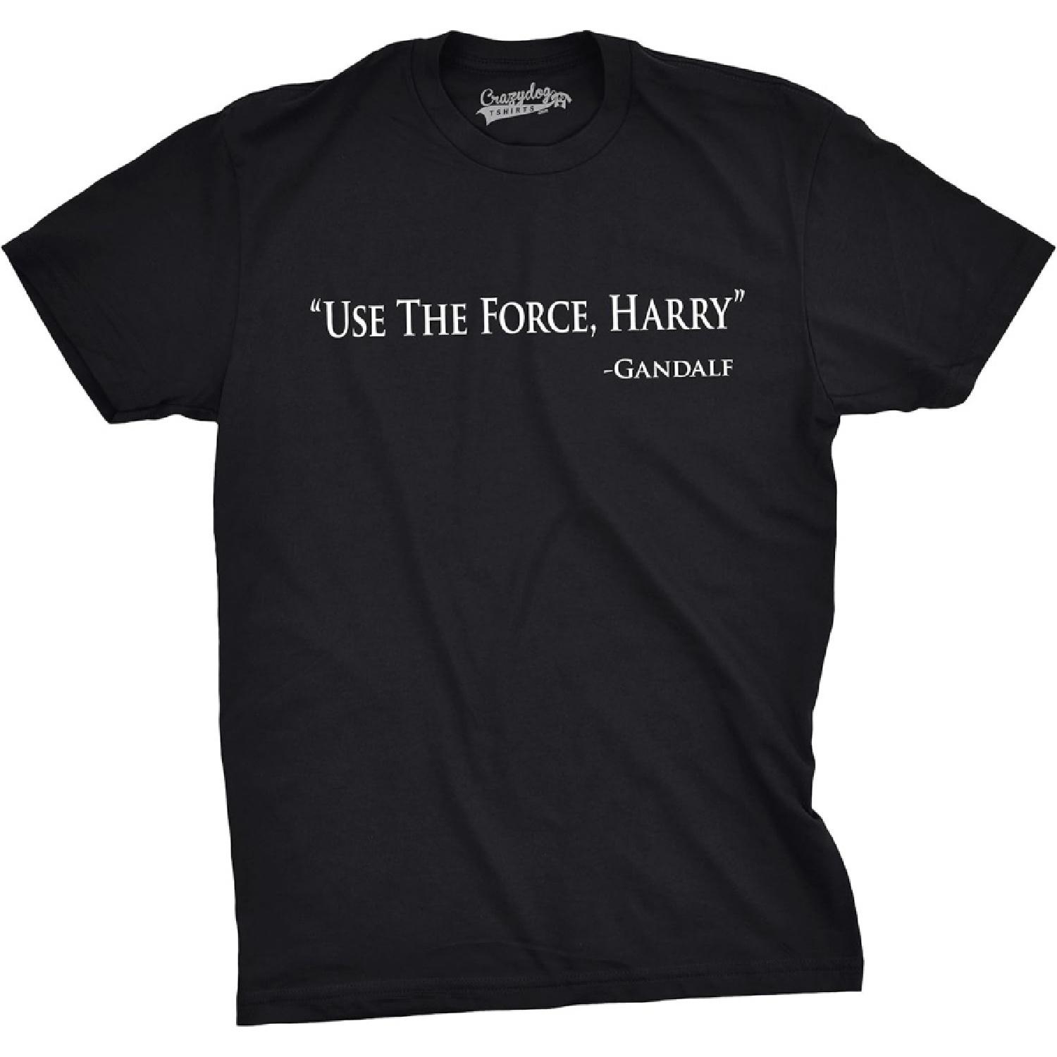 

Mens Use The Force Harry Funny Retro Movie Tees Hilarious Vintage T Shirt XXXXXL різнокольоровий
