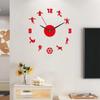 Football-Themed DIY Luminous Wall Clock for Living Room & Bedroom Decoration