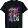 Wyrazisty T-shirt Streetwear z Graffiti Miejskim