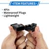 VekAuto Compatible 4 Pin Ignition Coil Connector Plug Kit Waterproof