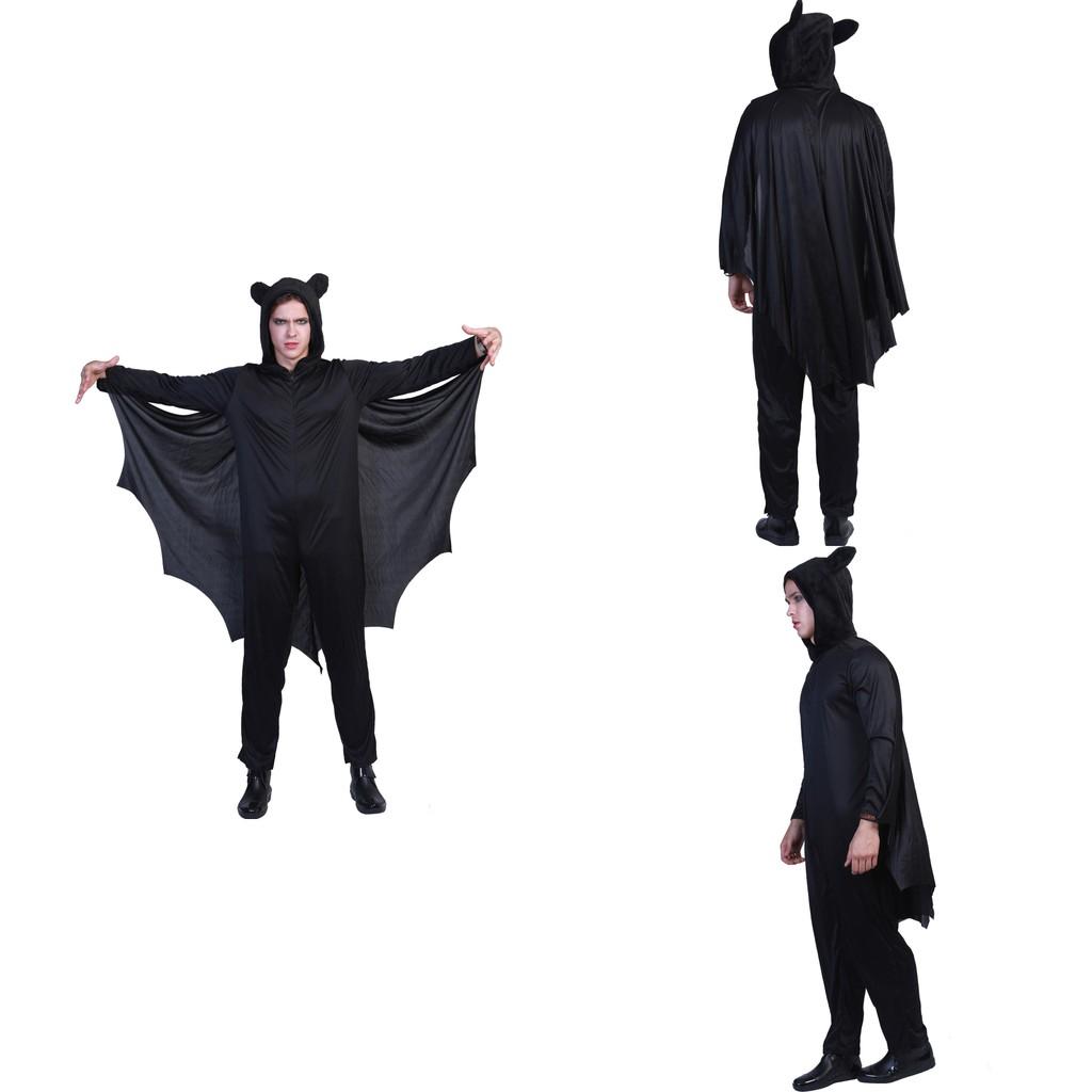 Disfraz de Cosplay de Murciélago de Halloween para Hombre con Material de Poliéster para Eventos de Cosplay
