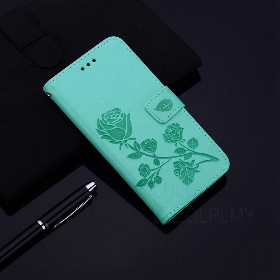 Rose Leather Wallet Flip Case For Huawei Honor 200 Smart X8C Mate 20 Pro 6X 7X 8X 8C 8A 10i 10 8S 9X 20S 9A 9C 9 10X Lite Cover