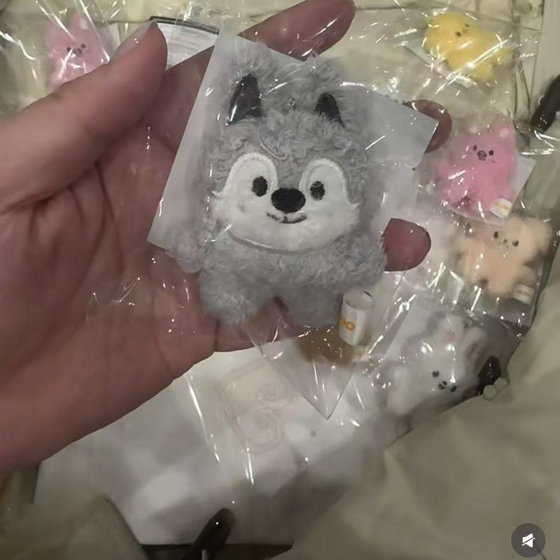 2026 The New SKZOO 5cm Adorable Cartoon Plush Keychain Fm Animal Pendant For Homeless Children Bag To Send Girlfriends Gifts