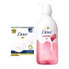 Sweet Strawberry & Oat Milk Body Wash with Cream Bar Soap Set