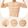 Men Muscle Shirt Costume Chest 3D Adults Bodybuilder Cloth for Roles Play