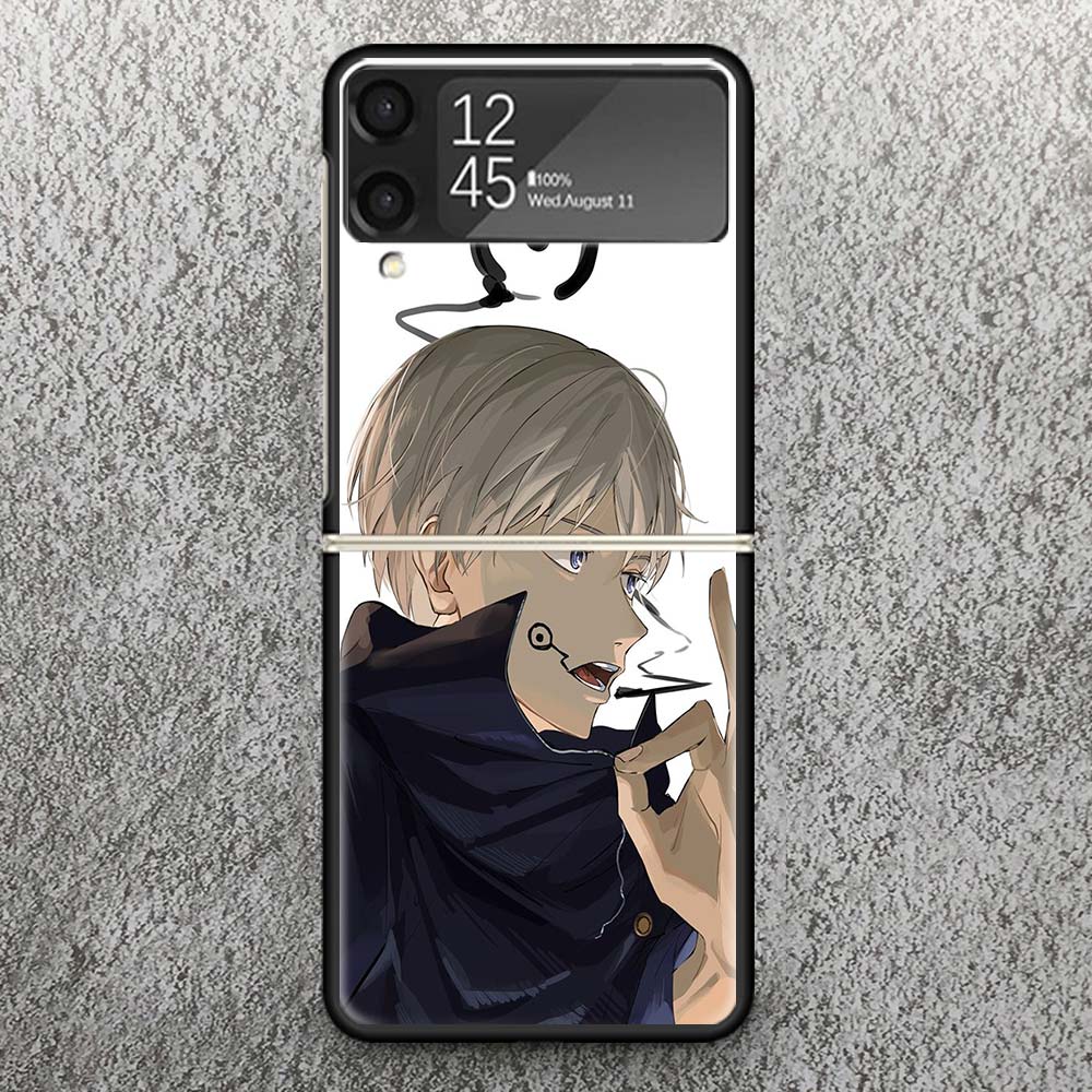 Kaisen J-Jujutsu Inumaki Toge Zflip7 Zflip6 Zflip5 Phone Case For Samsung Z Flip 7 6 4 5 3 Flip4 Flip5 Flip6 5G Cover Shell Fund