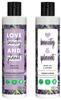 Love Beauty & Planet Olio di Argan Naturale e Lavanda Anti-Crespo, Shampoo e Balsamo Liscianti, Senza Parabeni, Senza Coloranti, 200ml