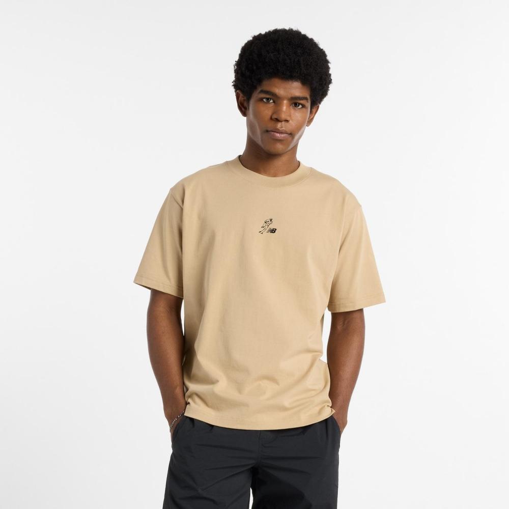 New Balance M S.o Heavyweight Cotton Tee Mt43739Inc Inc XXL
