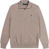 Polo Ralph Lauren Pony Logo Embroidered Half-Zip Long Sleeve Knit Top Men Tops MNPOSWE16821577-101