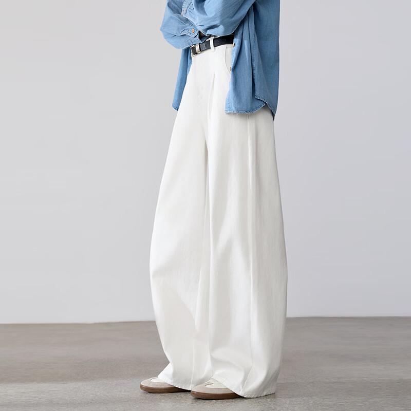 Betu Women's High-Waist Wide-Leg Denim Jeans