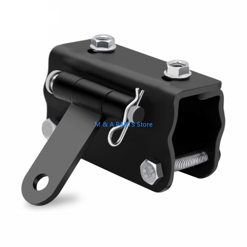 U1JF Adjustable Snowmobile Towing Hitch set Universal Adjustable Snowmobile Bumper Hitch Upgrades Offers Secure Attachment чёрный