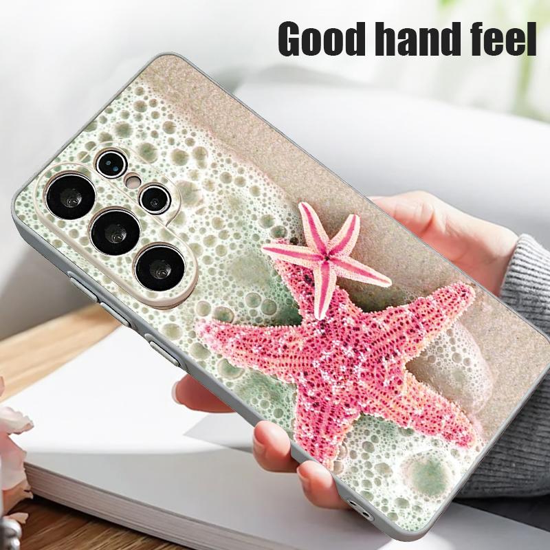 SeaWorld Pattern Case For Samsung Galaxy S26 Ultra S25 Edge S24 Plus S23 FE S22 A17 A54 A55 A56 A57 5G Magnetic For Magsafe Cover Octopus Starfish