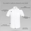 Hodo Men's Pure Cotton Wrinkle-Free Short Sleeve Business Shirt