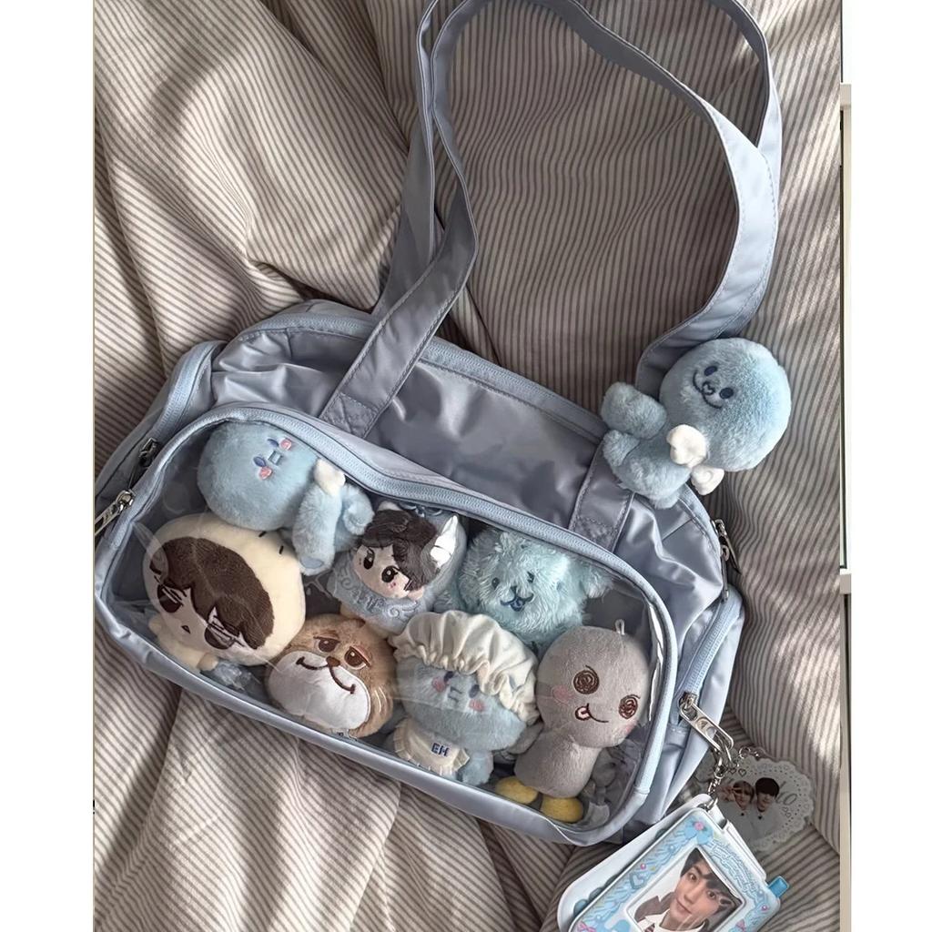 New Casual And Fashionable Ulzzang Ita Bag Daily Commuting Large-Capacity Women'S Portable Shoulder Bag Outgoing Diy Dolls Bag