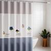 LIEI PEVA Waterproof Shower Curtain