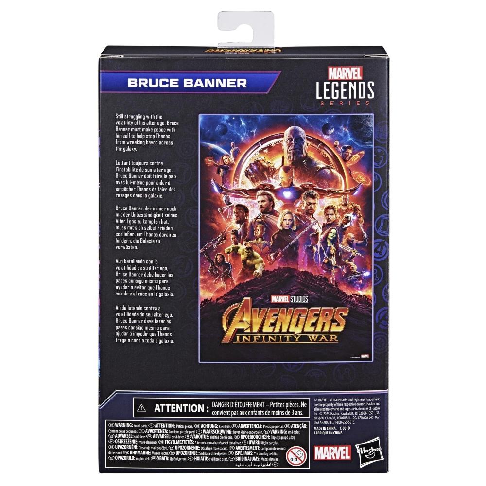 MARVEL Hasbro Marvel Legends Series Bruce Banner, Avengers Infinity War 6 Zoll große Actionfigur, Marvel Legends Actionfigur F8554 Originalprodukt