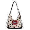 Schoolbagins niche cute polka dot puppy tote bag birthday gift commuter shoulder armpit bag crossbody backpack