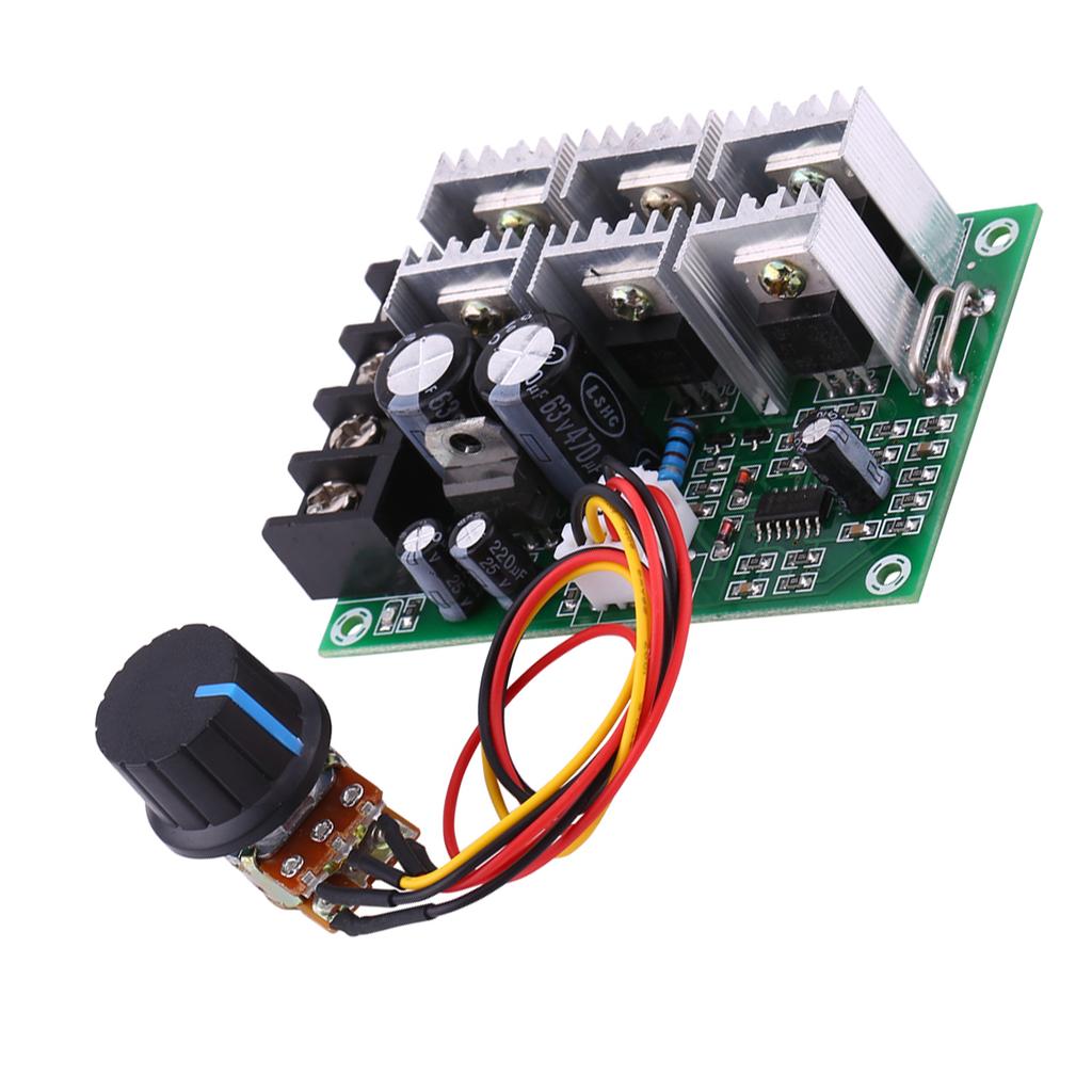 DC10 55V 40A Regulátor otáček kartáčového motoru Guvernér Deska s ochranou proti přetížení
