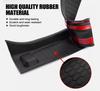 4 For 2018-2025 Jeep Wrangler JL Rubber Door Sill Guards Entry Scuff Plate Cover All-inclusive Threshold Strips
