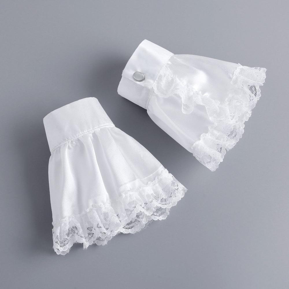 

Detachable Elizabethan Neck Ruff Vintage Ruffled Collar Chic Renaissance Collar Cosplay Style2