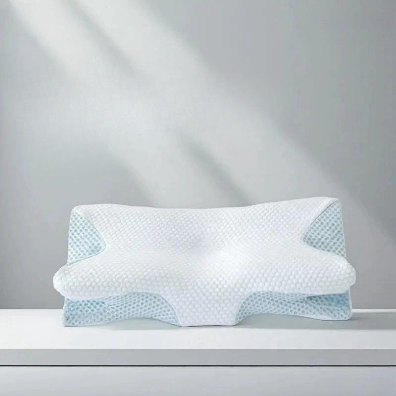 Memory Foam Kissen Anti-Falten Kissen Halswirbelsäulenkern Null-Druck Memory-Kissen Schlafkissen Memory-Kissen Typ A