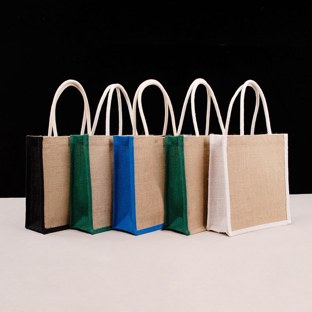 Fashion Linen Tote Bag Lunch Bags Food Storage Handbag Functional Portable Travel Picnic Outdoor Shopping Bag Storage Organizer