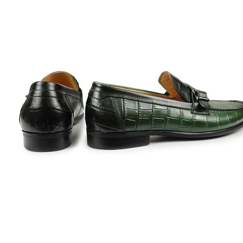 Fashion Casual Leather Shoes Men Loafers Top Layer Cowhide Leather Handmade Luxury Man Office Outdoor Daily Wearing Comfortable Footwear