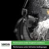 Casque antibruit Sordin Pro-X - 75302-X-02-G-S - EN 352 - Coussin en gel,Ruban de tissu capsules noires