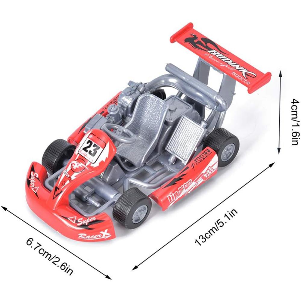 1/32 Scale Kid Model Car Toy, Baby Children Alloy Pull Back Racing Go-Kart Mini Car Vehicles Toys for Toddlers Boys Girls Christmas, New Year Gifts