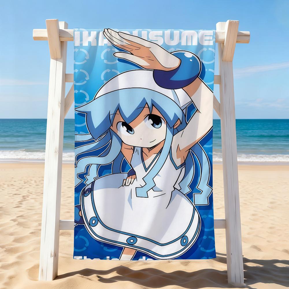 Comic S-Squid girl Towel Drying Bath Towel Applicable To Light Swimming Camping Yoga Beach Out