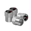 4pcs Car Metal Badge Wheel Tire Valve Caps Stem Cover For Honda Prelude Mugen Power XR-V Jazz Fit Avancier Crv Accord Pilot City cwvc57