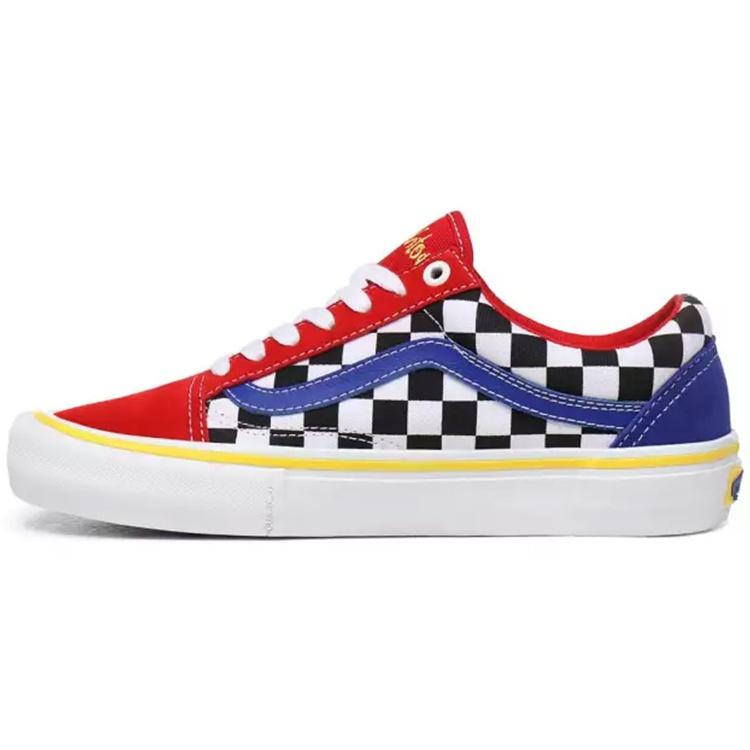 Vans Brighton Zeuner x Old Skool Pro Red Checker Blue Men s VN000ZD4W89 EU 36
