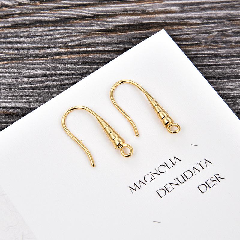 DIY Europäische & Amerikanische Galvanisierte Gold U-Form Ohrhaken für Frauen - Schmuckzubehör