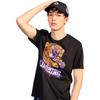 Li Ning Sports Basketball Series Liaoning Flying Leopards Front Print Fan Short Sleeve T-Shirt Men Tops Black AHSQ049-2