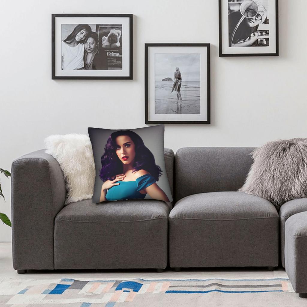 Pillow Case American singer K-Katy P-Perry Comfy Pillow Cover For Chair Sofa Home Decor Vintage Pillowcases