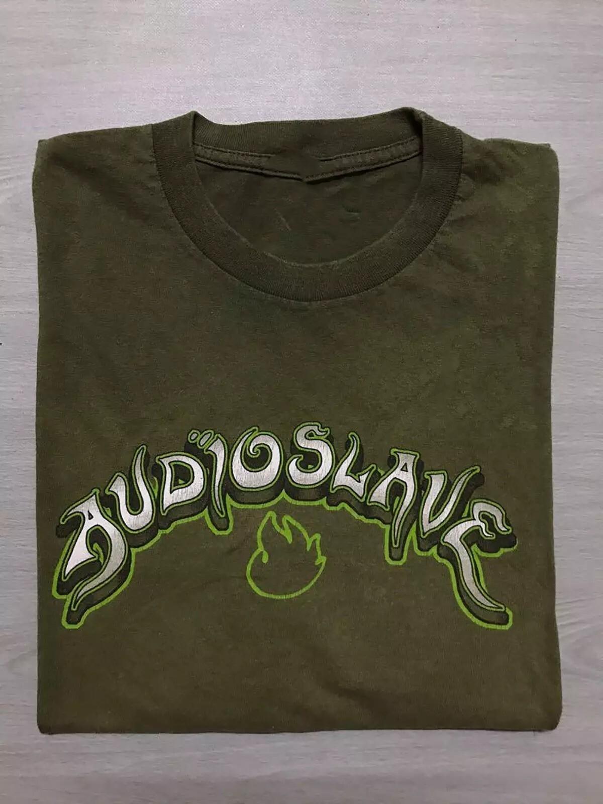 Rare Audioslave Band Collection Gift For Fan S to 5XL Green T-shirt BL652 XXXXL