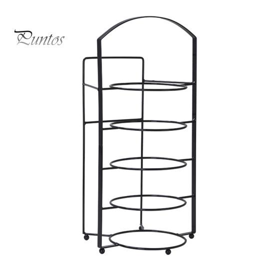Dish Storage Rack Multi-Layer Design Large Capacity Rustproof Corrosion Resistant Kitchen Countertop Storage Holder Food Preparation Rack