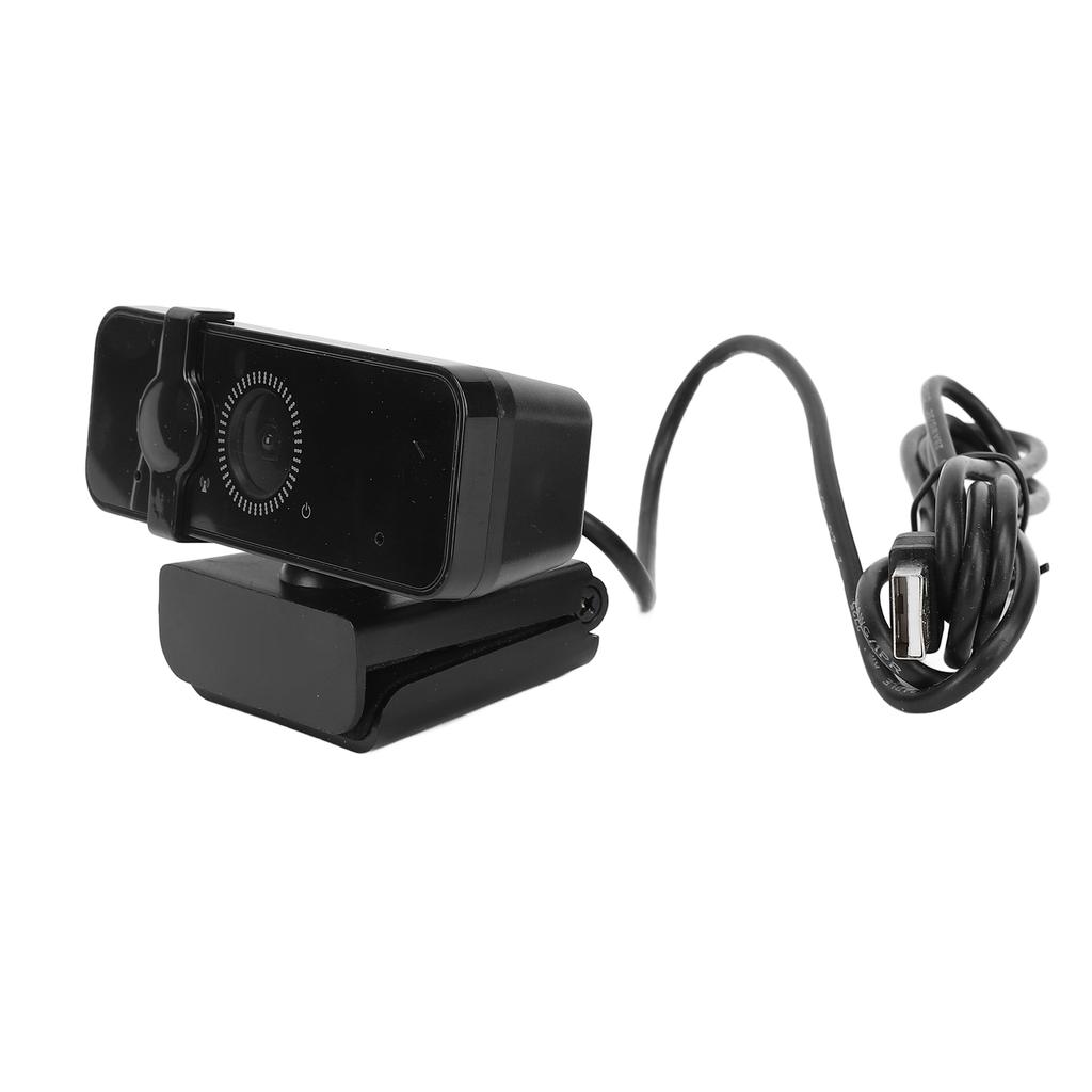 Full HD Webcam mit geräuschunterdrückendem Mikrofon Drehbarer Kopf Kein Treiber USB 2.0 1080P Video Weit