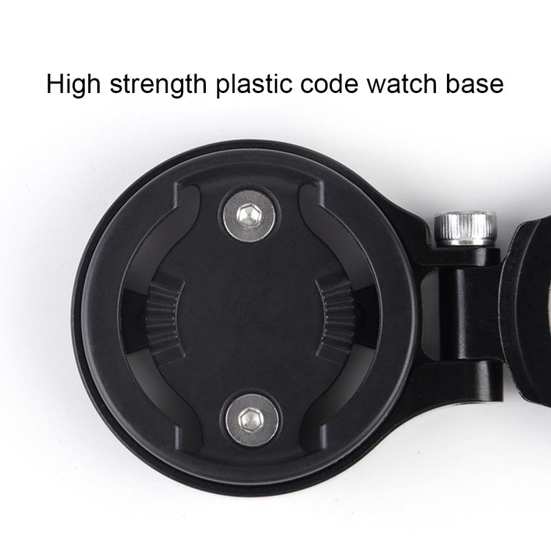Bicycle Computer Stem Mount Holder Aluminum Alloy Stopwatch Speedometer Support Stand Adjustable Lightweight for Polar