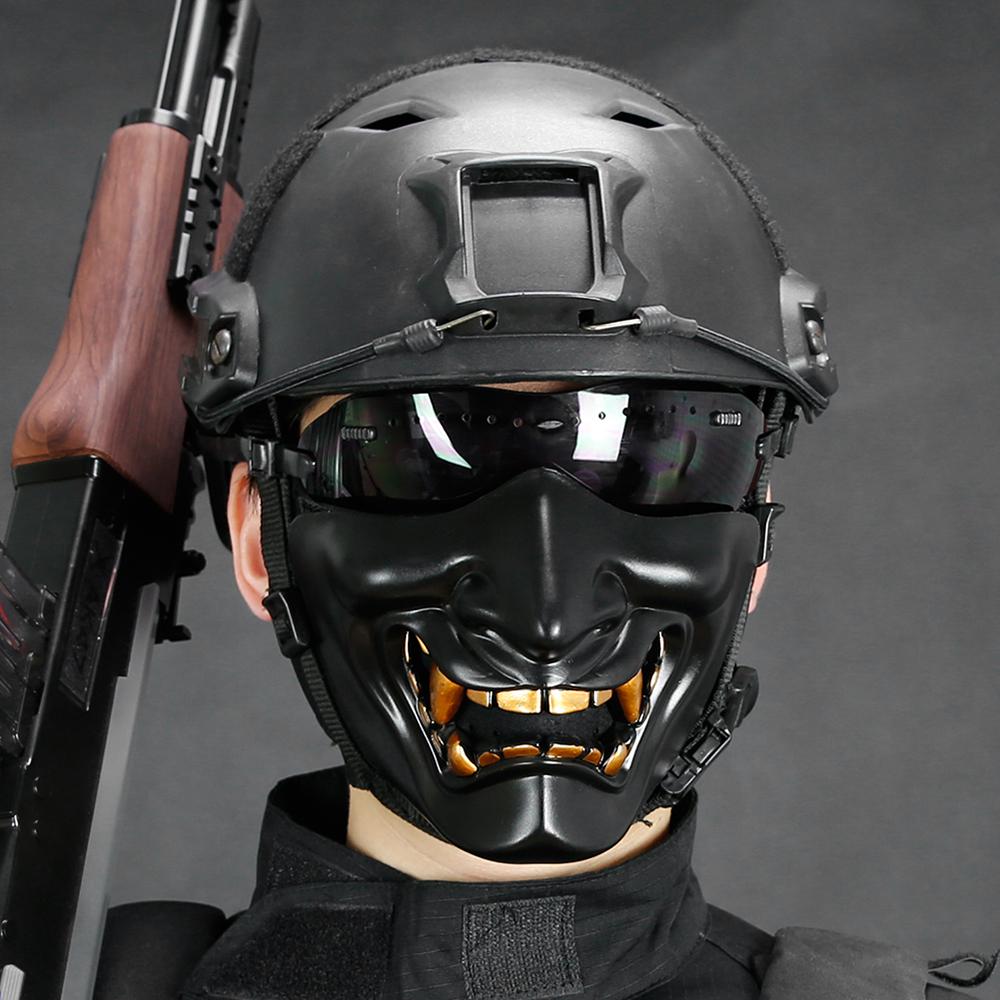 SAMURAI Mask Half Face Protection Motorcycle Biker Ski Snowboard Costume Party