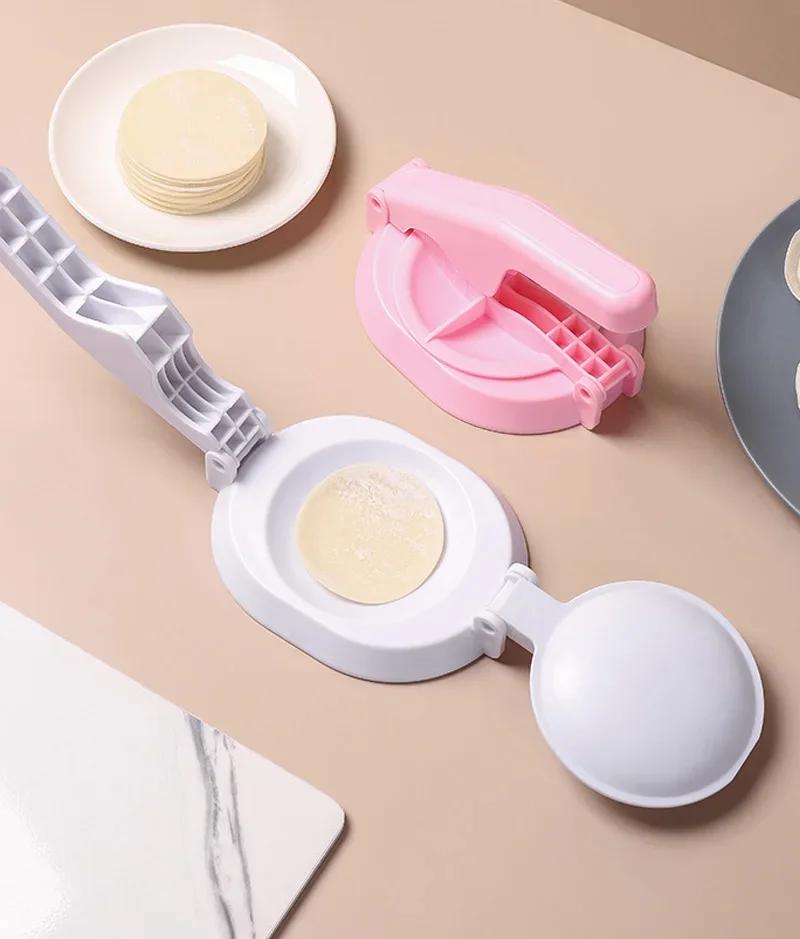 Chinese Style Dumpling Skin Artifact Household New Style Press Machine Kitchen Manual Skin Press Mold Dumpling Making Tool