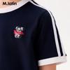 M.Latin Girls' Color-block Short Sleeve T-shirt