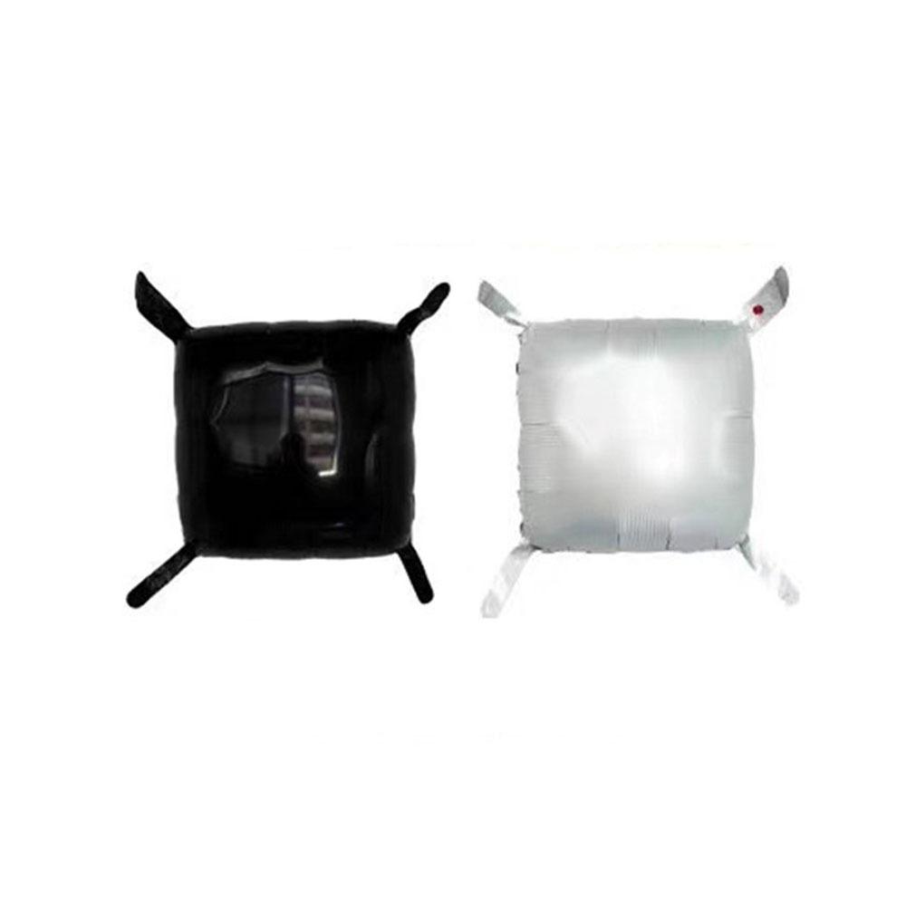 50Pcs Double Side Square Background Block DIY Wall Balloons Square Foil Balloons  Birthday Party