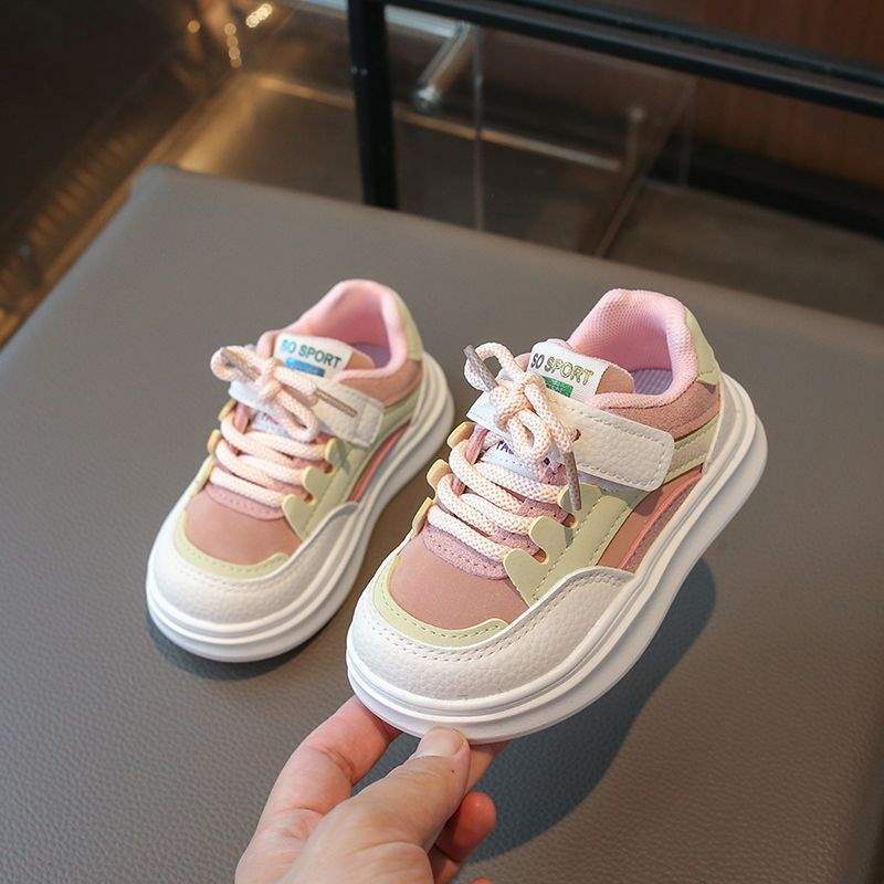 Children's functional shoes, sports shoes, board shoes, medium and small children's kindergarten baby running shoes 2025 autumn new