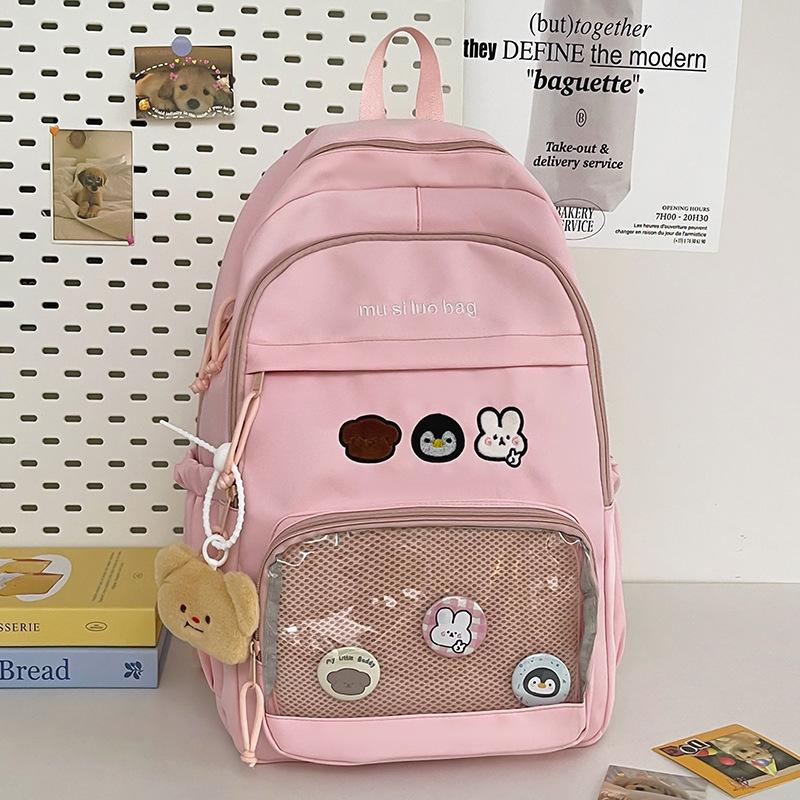 Schoolbag Elementary School Students  Girls Junior High School Students  High School Students  Multi Layer Backpacks