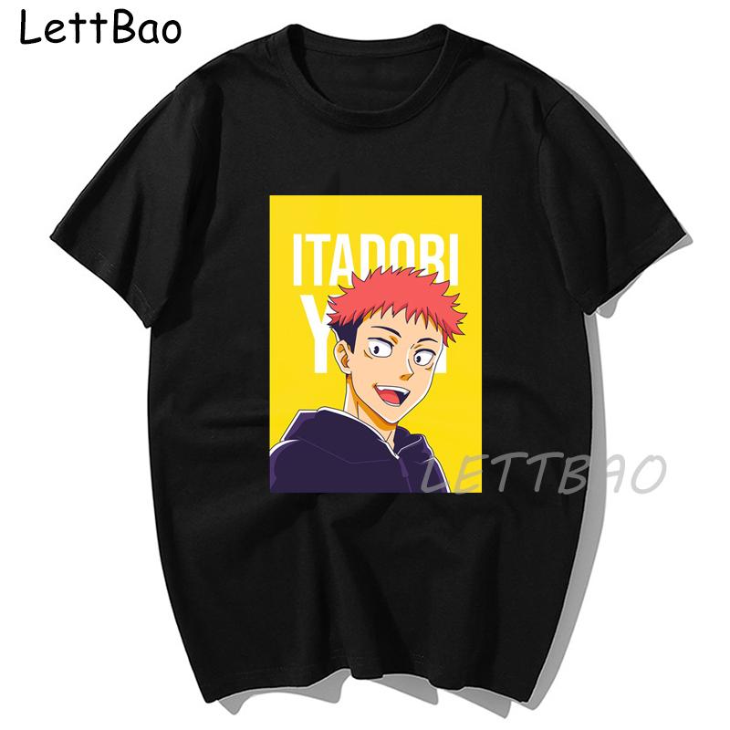 Harajuku T Shirt Jujutsu Kaisen Anime Graphic Tees Men S Clothing Punk Casual Tees Plus Size