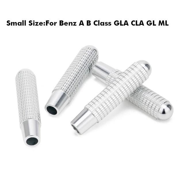 

4pcs Aluminum Alloy Car Door Bolt Lock Pin Button Cover for Mercedes Benz C W205 GLC GLE E W213 CLA GLA A Class Accessories 4pcs Small Size
