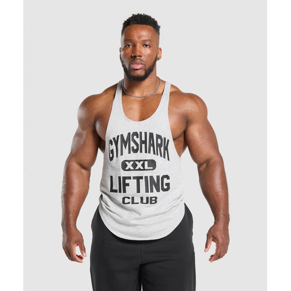 

Gymshark Xxl Graphic Stringer светло-серый сердечник Marl A7a2d Gbcn XS