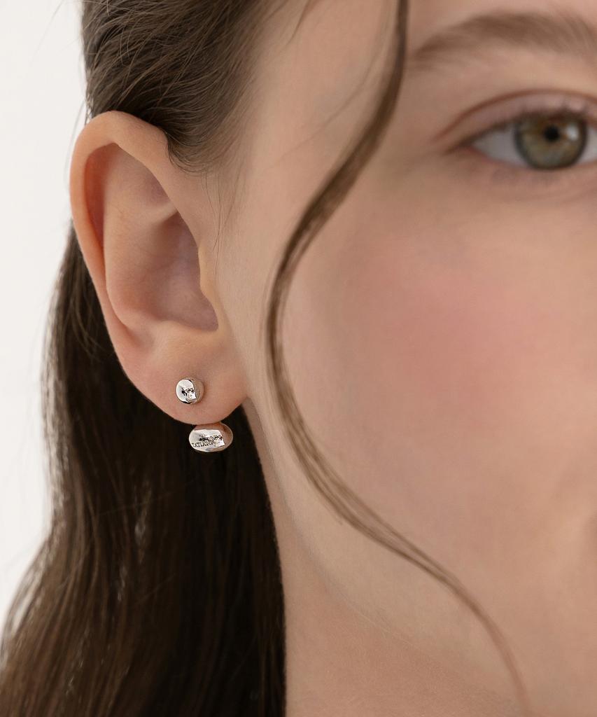 Tatiana Pebble Ball Ear Jacket Earrings Ec3299